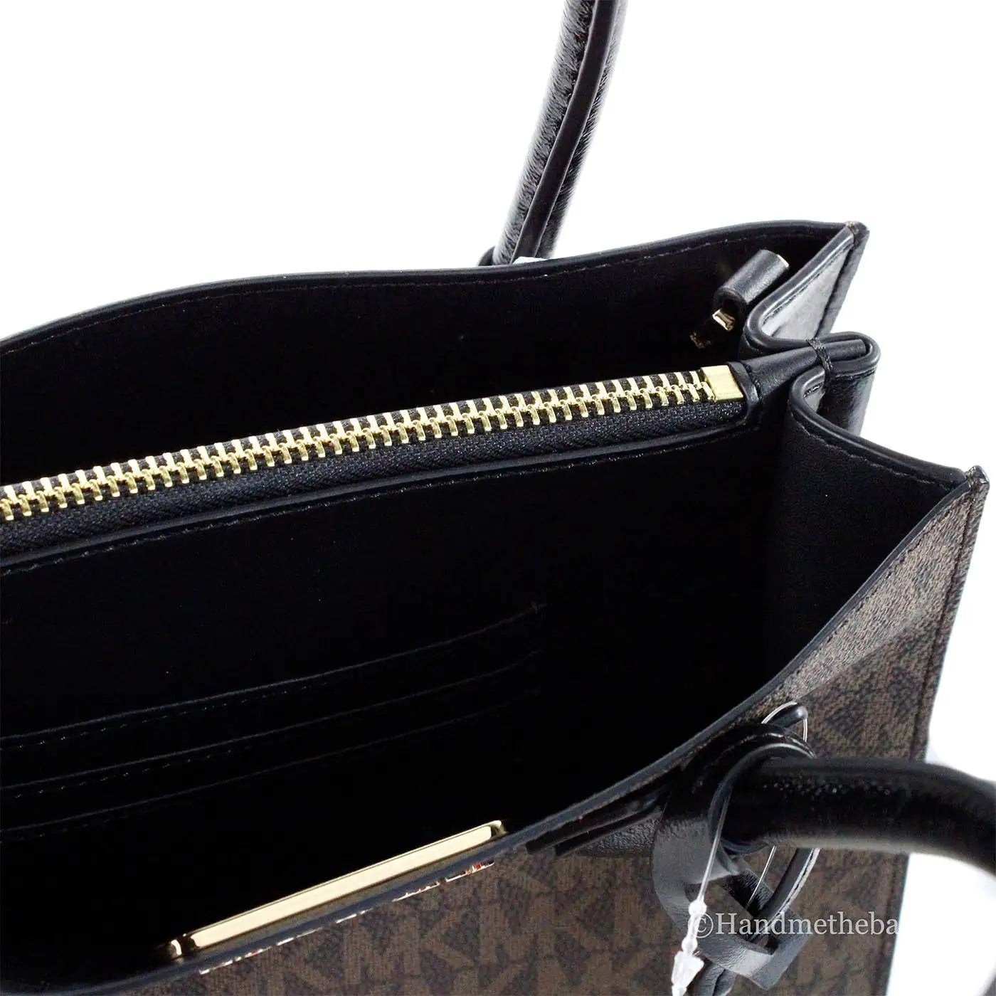 Michael Kors Mercer PVC Leather Messenger Crossbody Bag