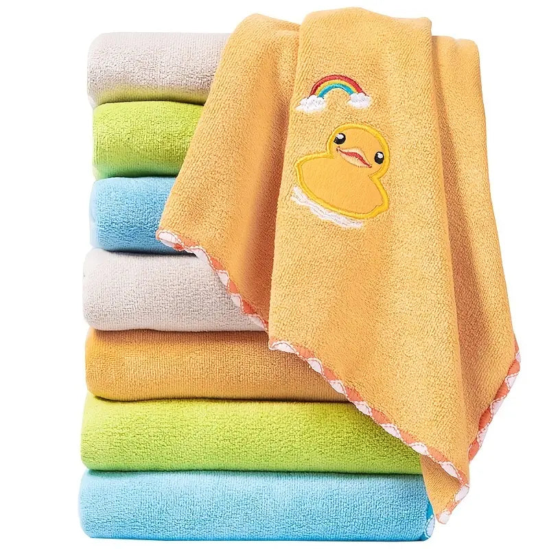 Microfiber Cartoon Rainbow Animals Quick-Drying Towel 75x35cm