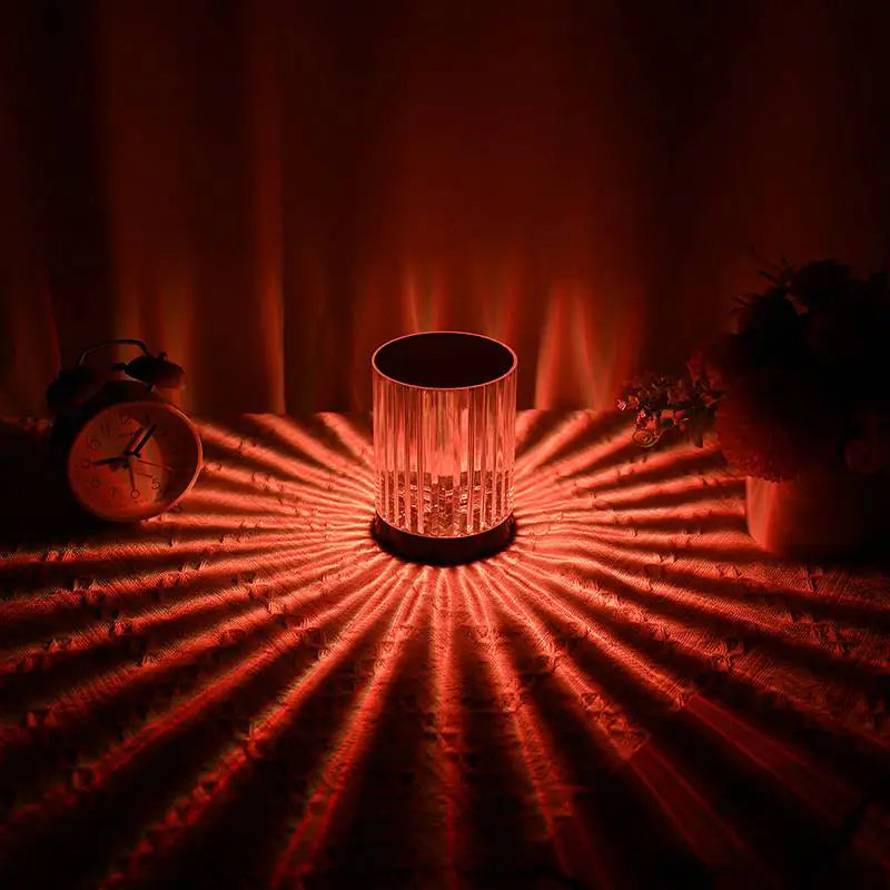 16 Color Changing LED Crystal Table Lamp for Any Room