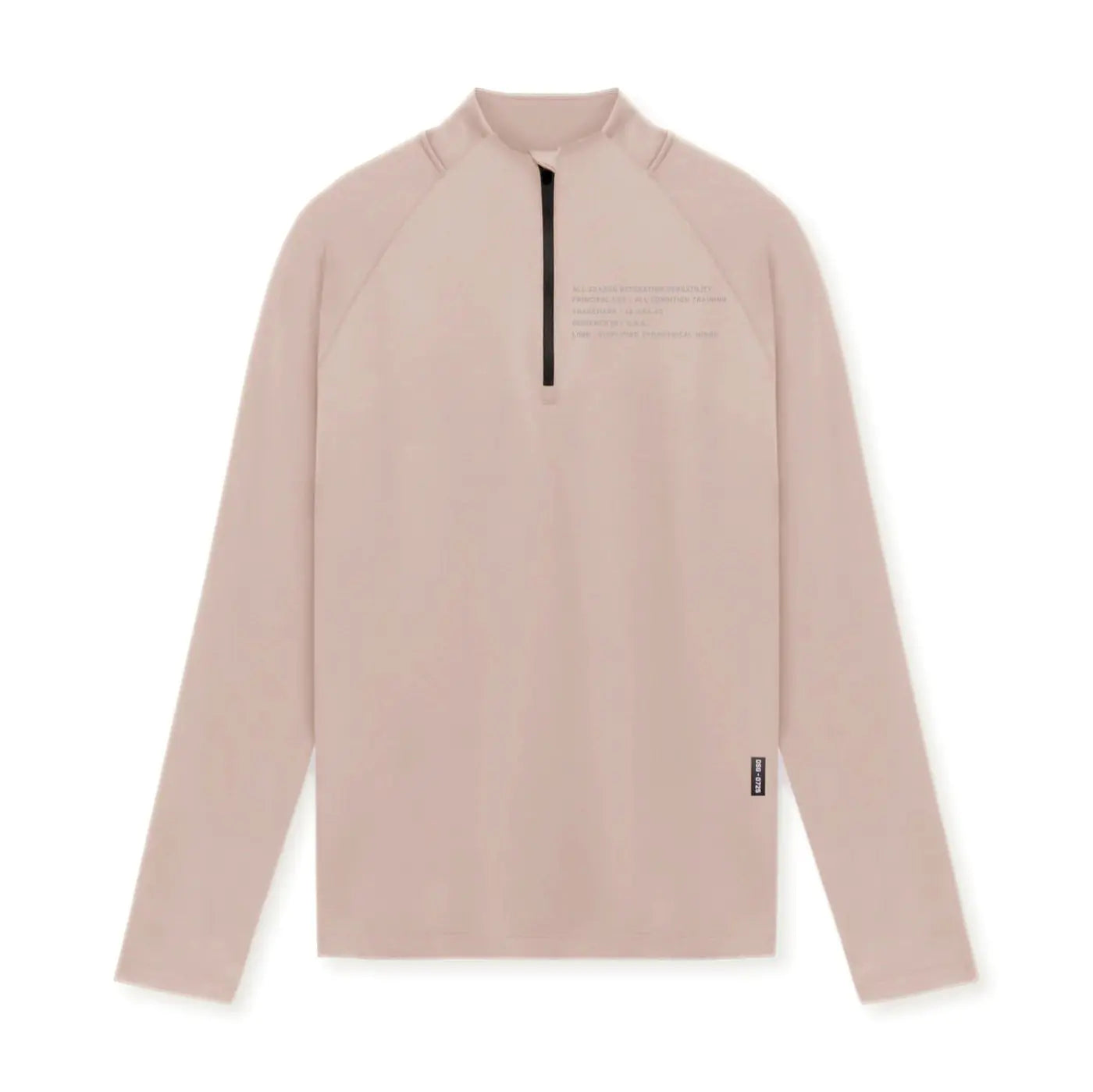 Men's Slim-fit Turtleneck Half Zipper Long Sleeve Tee