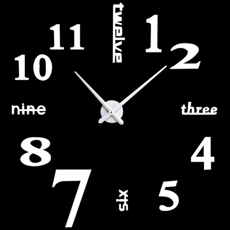 Creative Acrylic Mirror Wall Clock