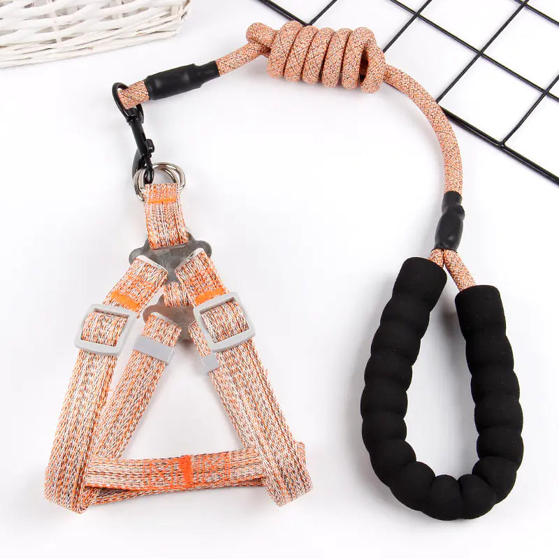 Pet Chest Harness with Lead Rope