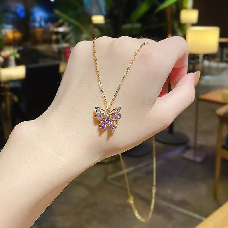 Minimalist Titanium Steel Pearl Heart Pendant Necklace