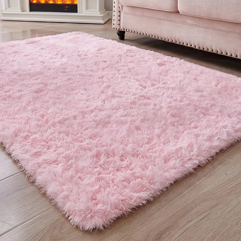 Fluffy Shaggy Area Rug for Living Room and Bedroom