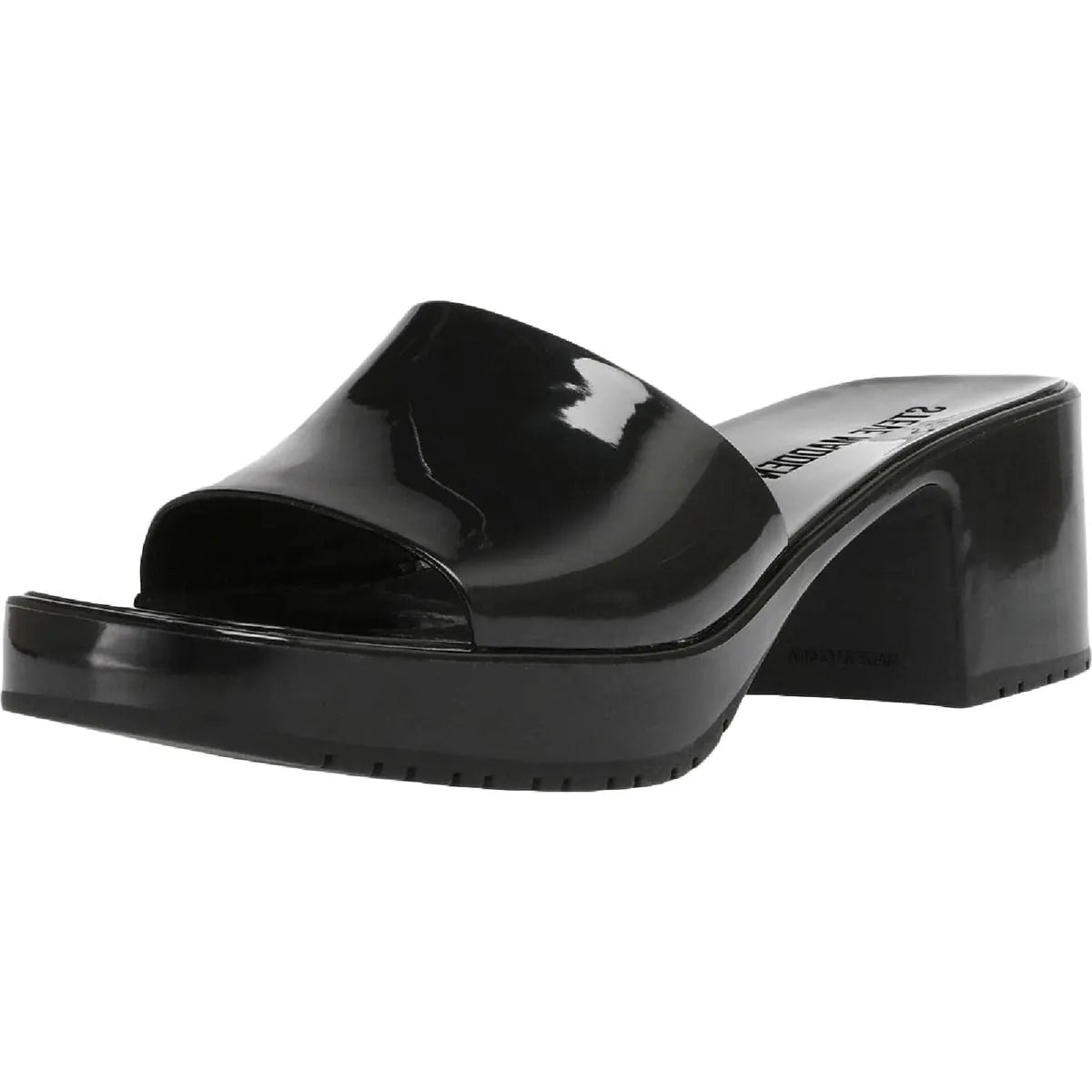 Steve Madden Womens Harlin Heeled Sandal Black 7