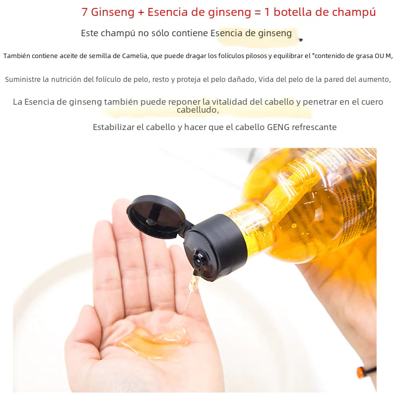 Ginseng Shampoo for Oily Hair, Dandruff & Fresh Scent 400ml