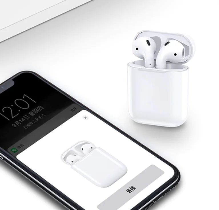 i12 TWS Wireless Bluetooth Earbuds with Charging Case