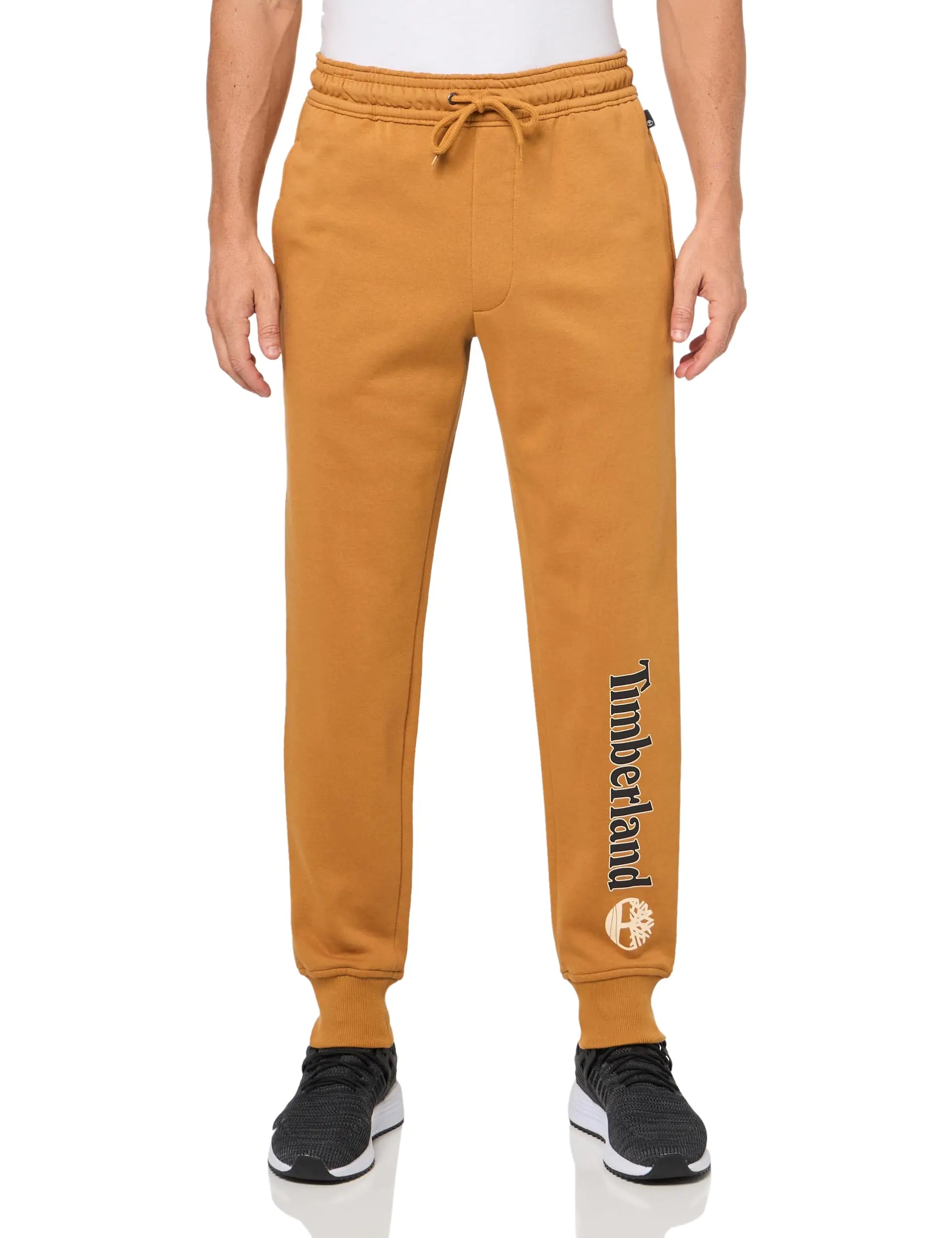 Timberland Mens Linear Logo Sweatpant Wheat Boot