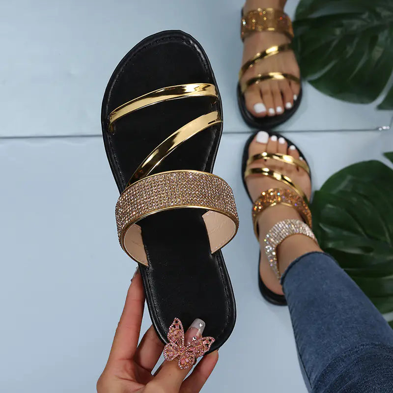 Glam Sparkle Outdoor Sandals