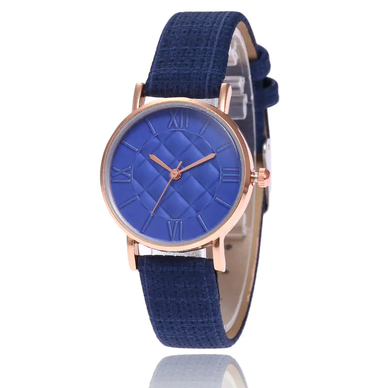Casual Women's Quartz Watch with Roman Numerals