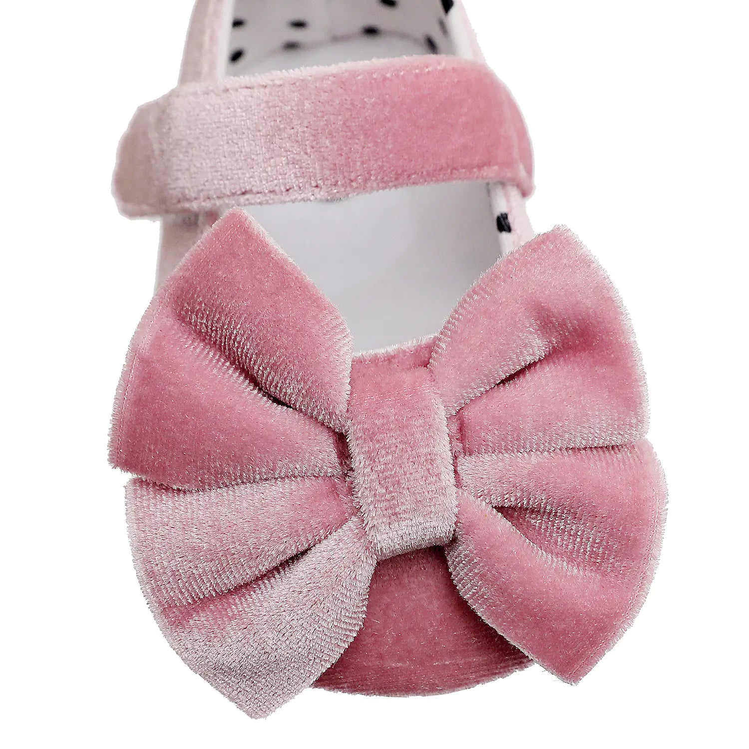 New Velvet Bow Baby Walking Shoes - Non-Slip Design
