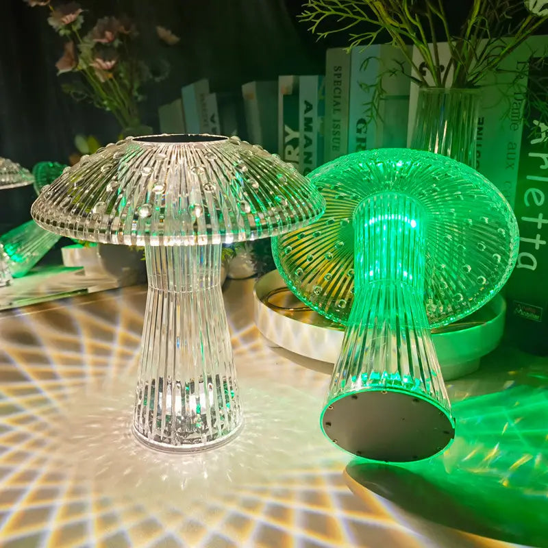 16-Color Touch Remote Control USB Crystal Table Lamp