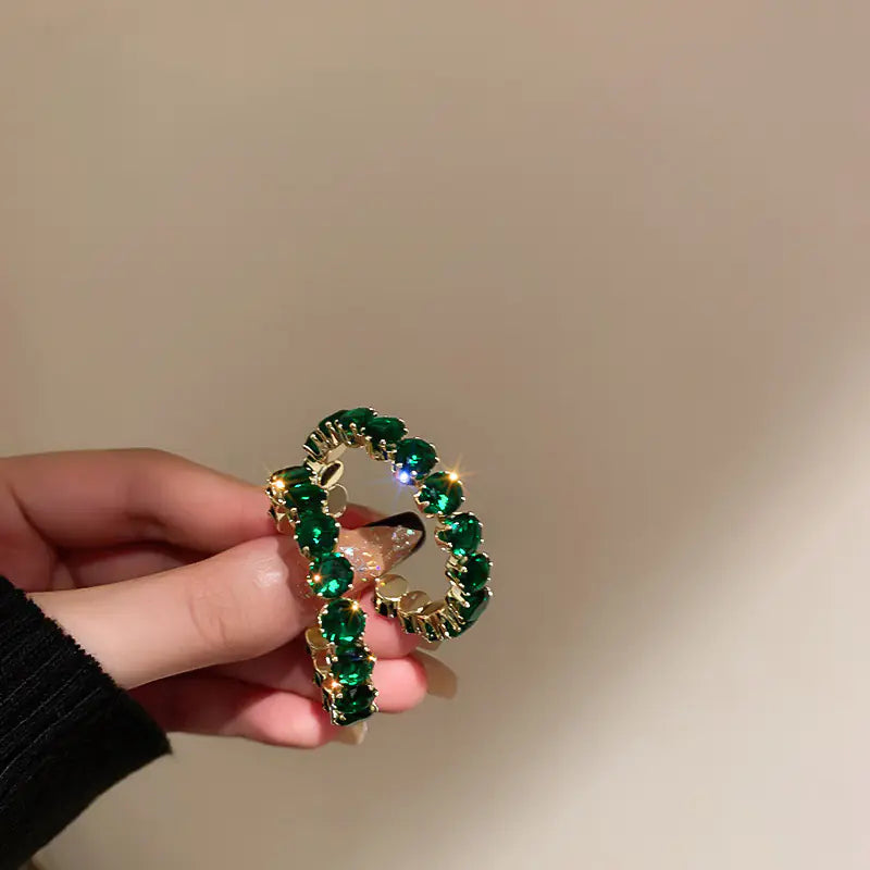 Silver Needle French Baroque Pearl Flower Tassel Earrings