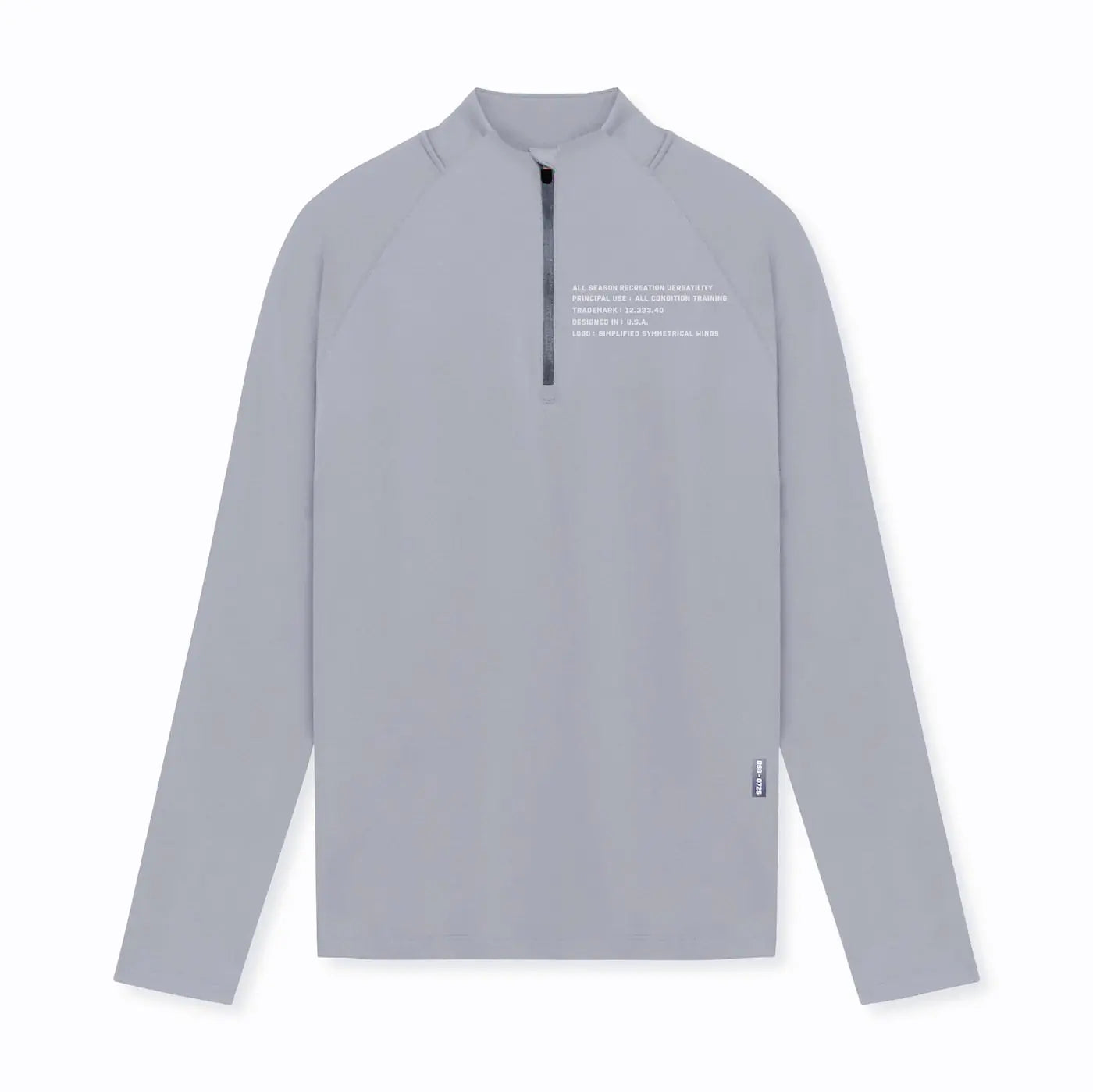 Men's Slim-fit Turtleneck Half Zipper Long Sleeve Tee