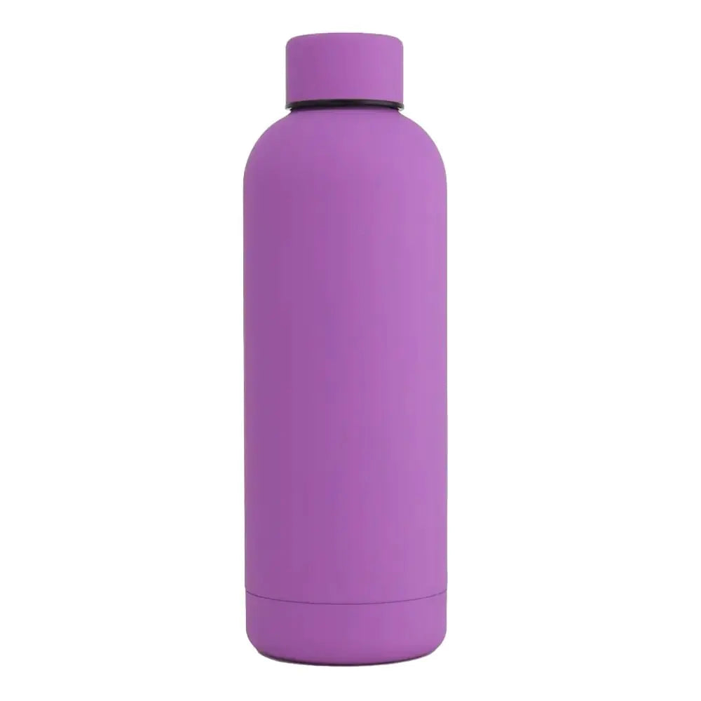 17oz Rubber Vacuum Insulated Stainless Steel Water Bottle