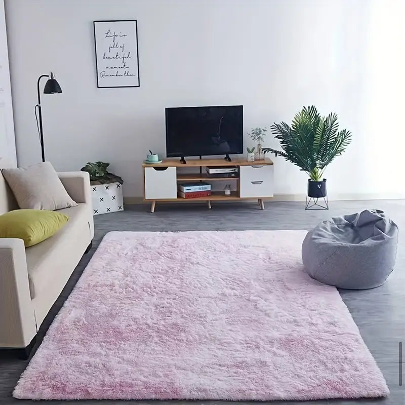 Fluffy Shaggy Area Rug for Living Room and Bedroom