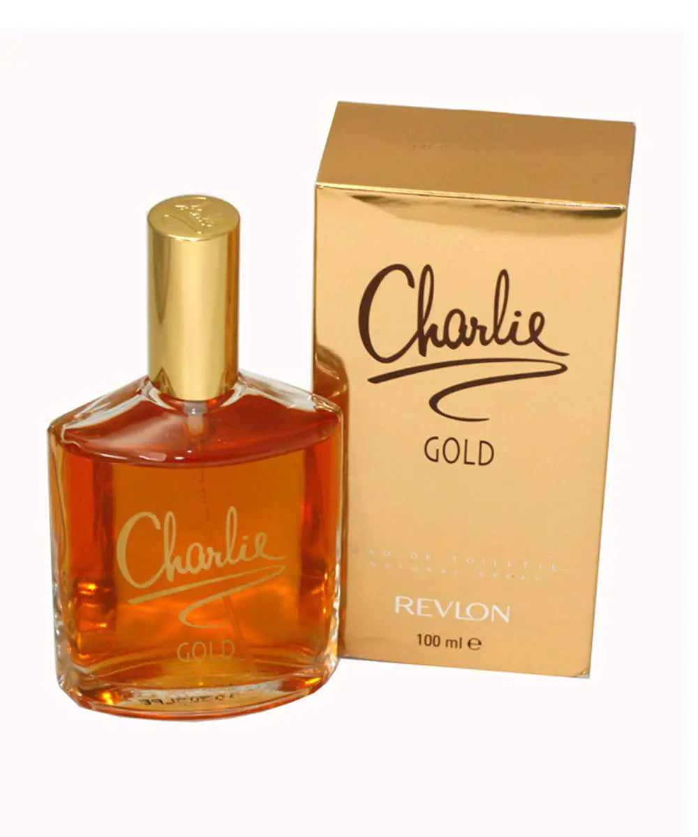 Charlie Gold by Revlon for Women Eau De Toilette Spray 3.3 Ounce (100 ml)