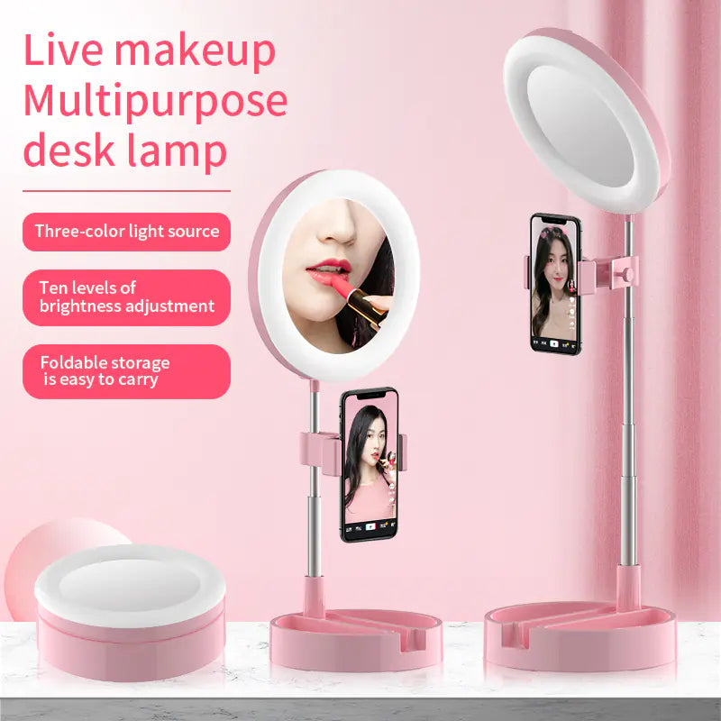 Foldable LED Light Set of 6 for Selfie and Makeup