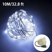 100 LED USB Fairy Lights with Remote Control