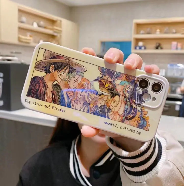 Anime One Piece Phone Case for iPhone 11/12/13 Pro Max