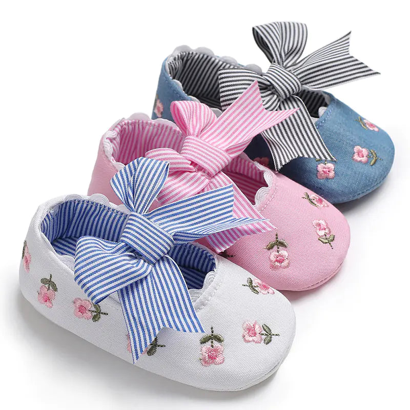 Soft Sole Baby Princess Walking Shoes (Non-Slip)