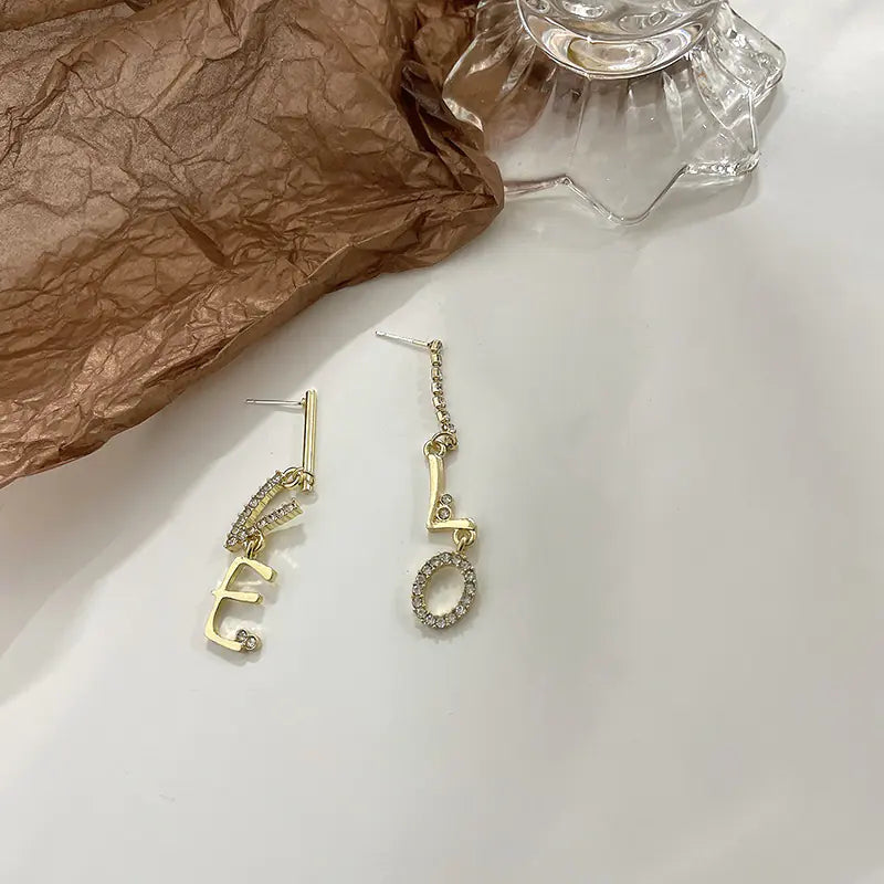 Korean Style LOVE S925 Silver Long Tassel Pearl Earrings