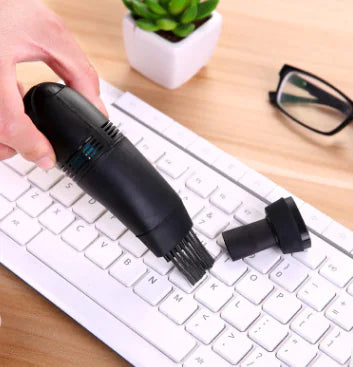 Mini Handheld Vacuum Cleaner with Keyboard Brush
