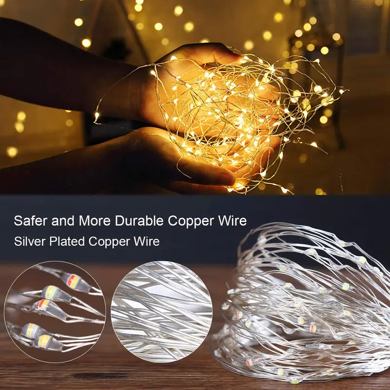 100 LED USB Fairy Lights with Remote Control
