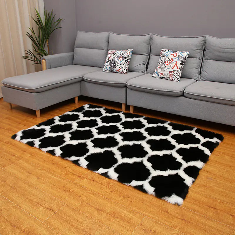 Soft Shaggy Carpet for Living Room Home Decor 19.6x31.5in