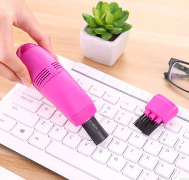 Mini Handheld Vacuum Cleaner with Keyboard Brush