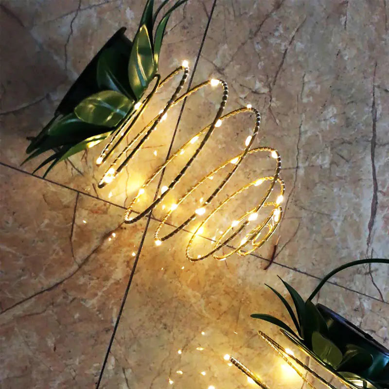 Solar Pineapple Shaped Outdoor Hanging Lantern