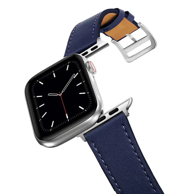 Apple Watch 9 Hermes Leather Band for iWatch 8