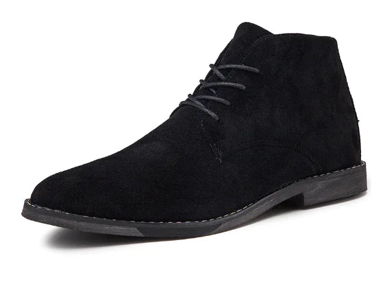 Men's Suede Pointed Toe Martin Boots