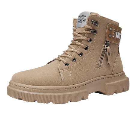 Martin High-Top Tooling Boots for Men - Retro Style