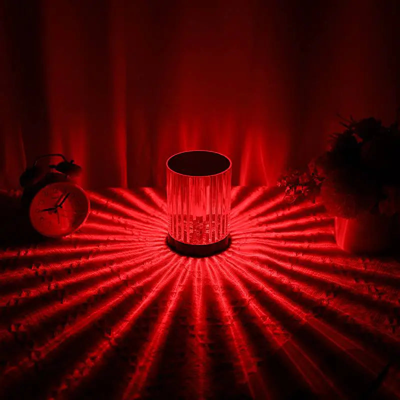 16 Color Changing LED Crystal Table Lamp for Any Room