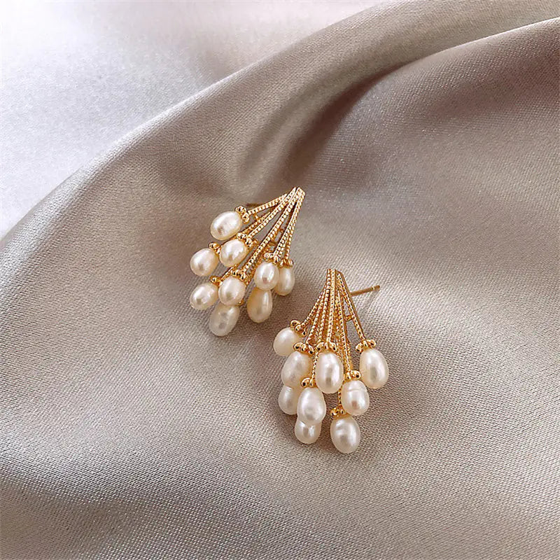 Korean Stylish Pearl Earrings for Women
