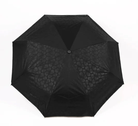 Folding Umbrella with Skull Design