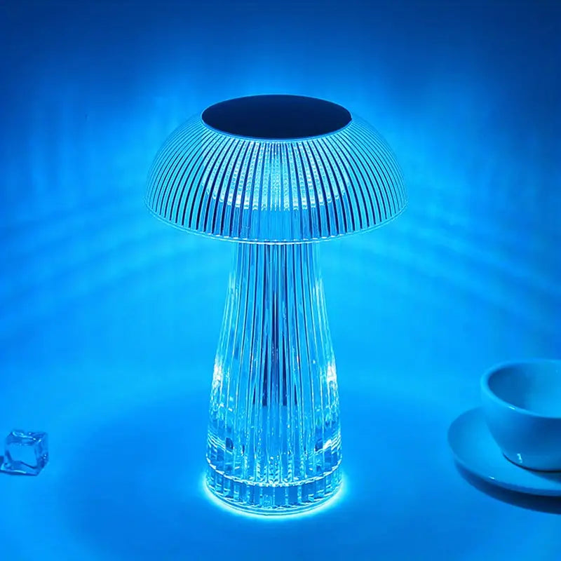 16 Color RGB Crystal Table Lamp - Touch USB Night Light