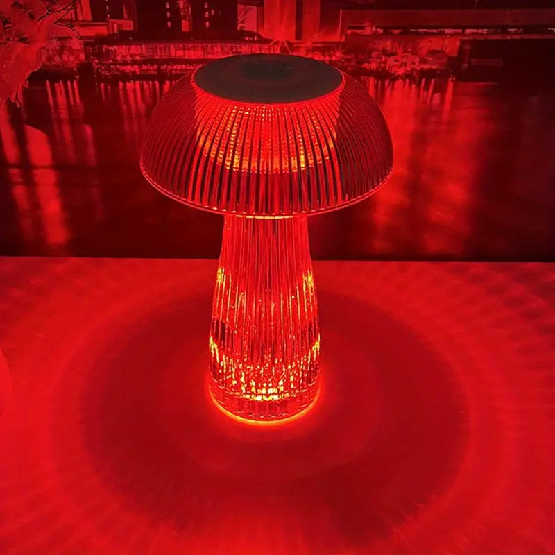 16 Color RGB Crystal Table Lamp - Touch USB Night Light