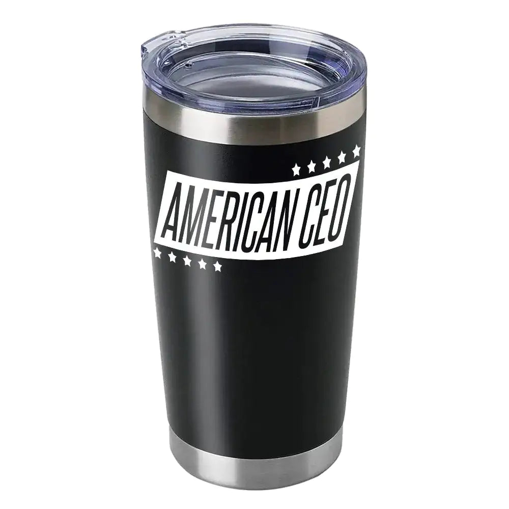 10 Stars American CEO 20oz Insulated Vacuum Sealed Tumbler