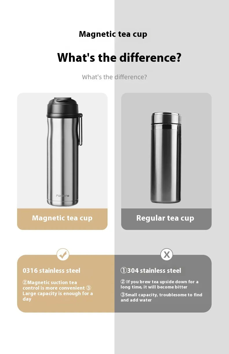 Magnetic Tea Infuser Thermos