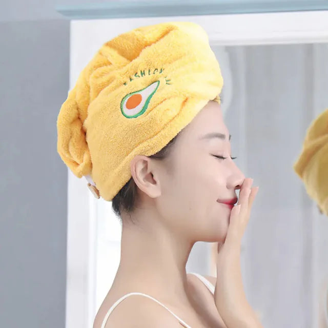 Magic Microfiber Shower Cap for Quick Drying Hair