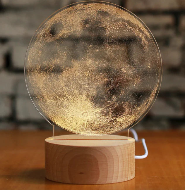 3D Acrylic Christmas Tree Table Lamp for Bedroom