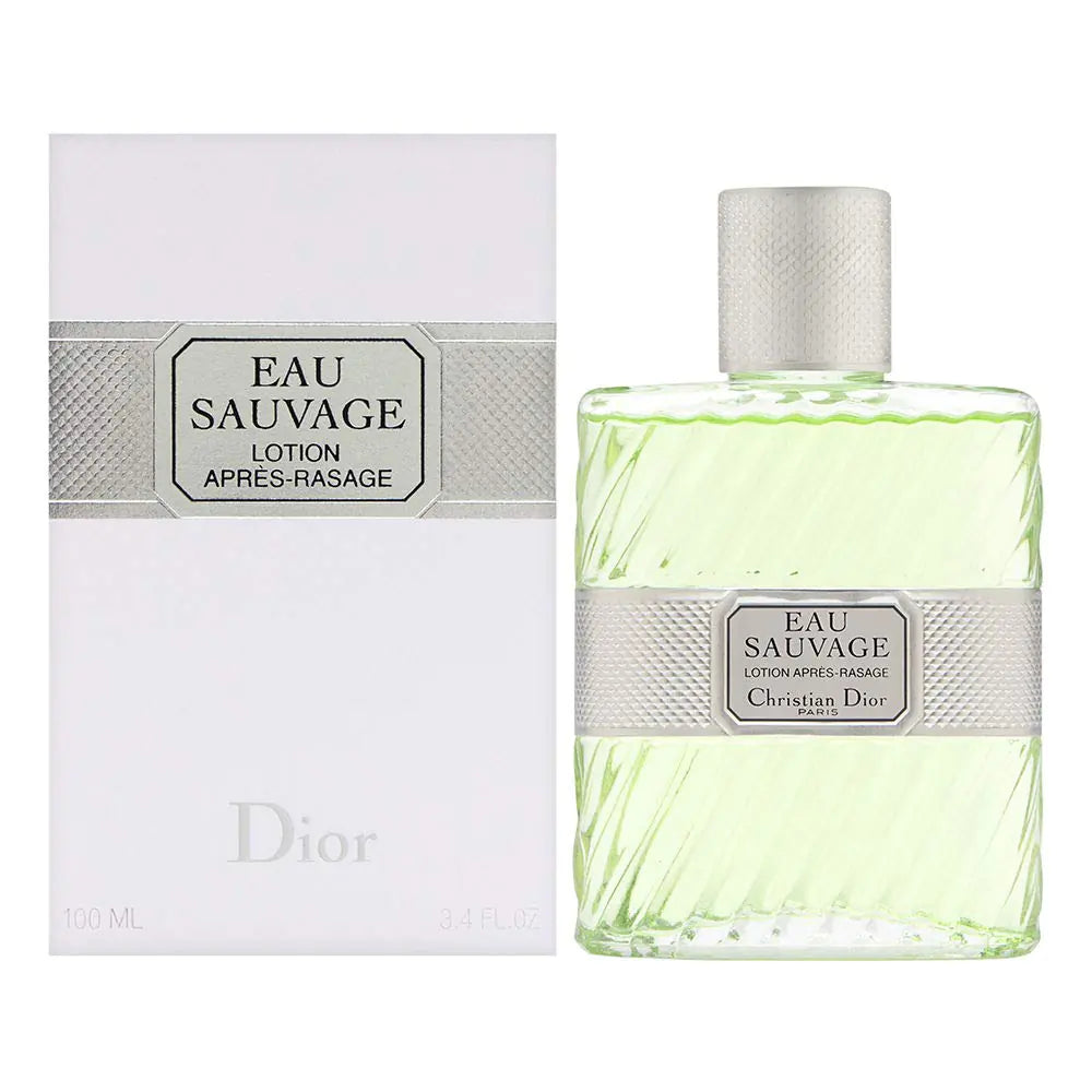 Eau Sauvage By Christian Dior For Men. Aftershave 3.4 Oz / 100 Ml.