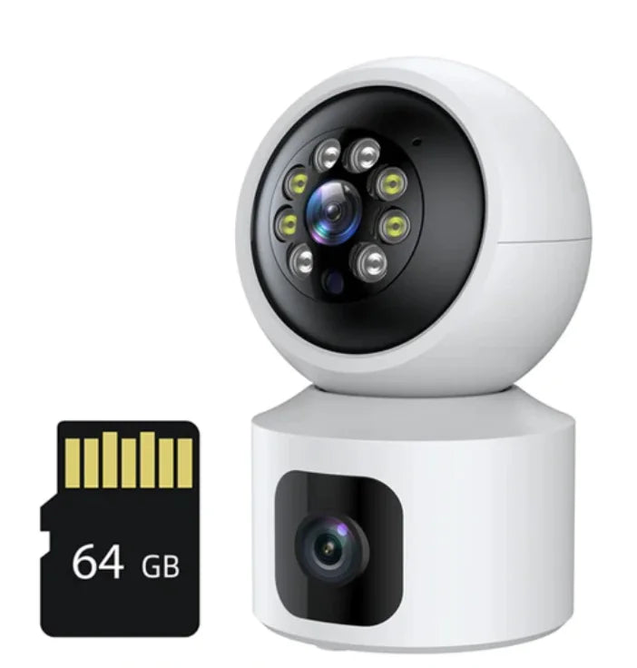 HD WiFi Dual View Panoramic Binocular Surveillance Camera