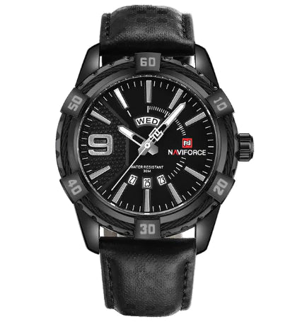 Men's Quartz Watch - Stylish Weekly Design