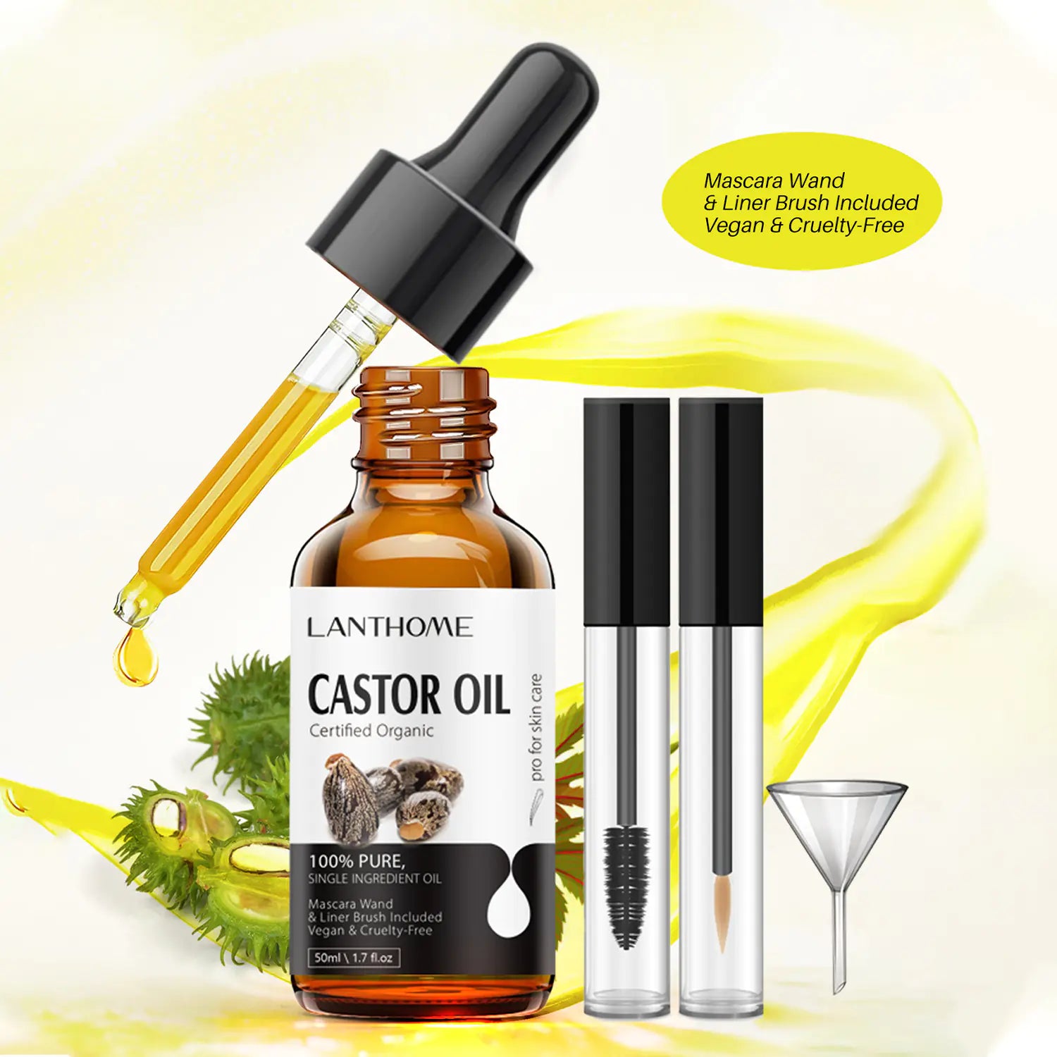 Lanthome Castor Oil Eyelash Serum 50ml