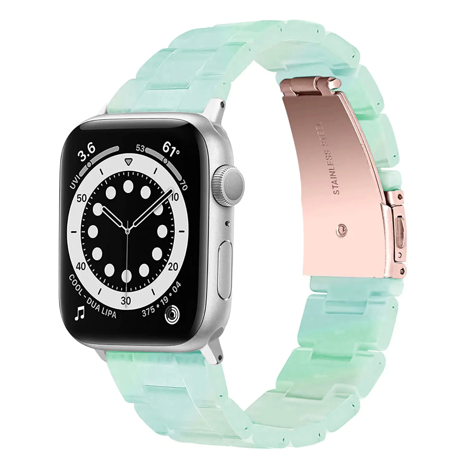 Multicolor Resin Band for Apple Watch Series SE