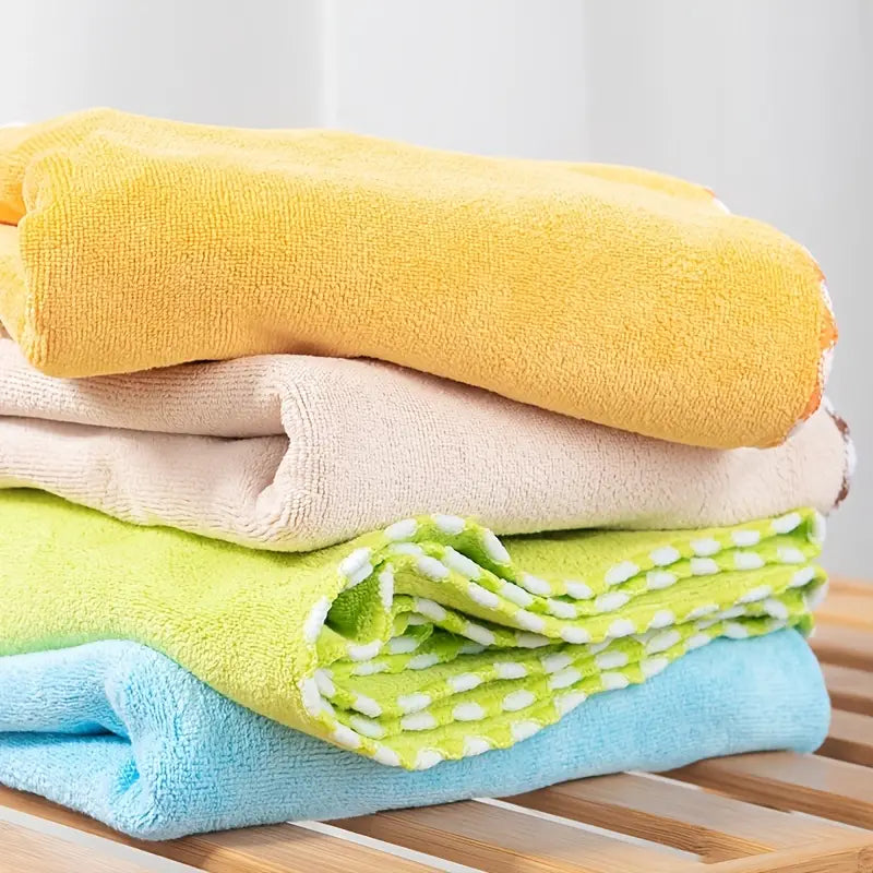 Microfiber Cartoon Rainbow Animals Quick-Drying Towel 75x35cm