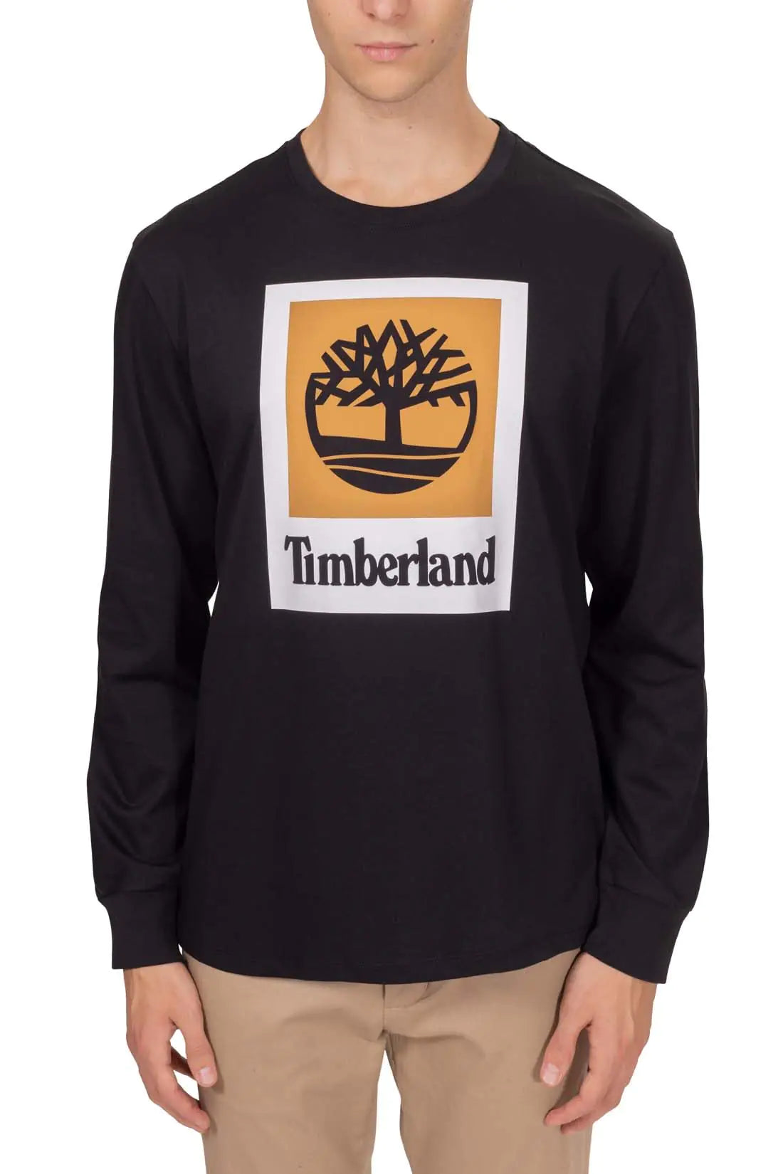 Timberland Mens Colored Long Sleeve Black